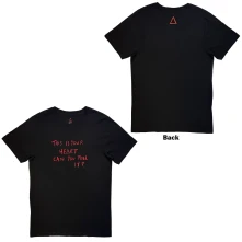 Bastille, Tričko This Is Your Heart, Unisex, Čierna
