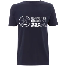Blink 182, Tričko International, Unisex, Modrá