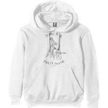 Billie Eilish, Mikina Party Favor, Unisex, Biela