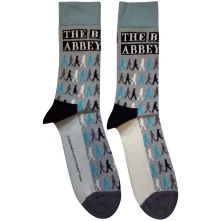 The Beatles, Ponožky Abbey Road Colours Crossing Repeat, Unisex, Šedá
