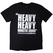 MADNESS, Tričko Heavy Heavy, Unisex, Čierna