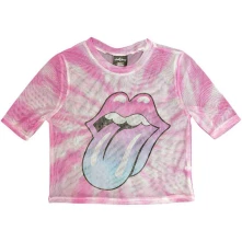 The Rolling Stones, Tielko Pink Gradient Tongue, Žena, Biela