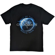 Godsmack, Tričko Lighting Up The Sky World Tour, Unisex, Čierna