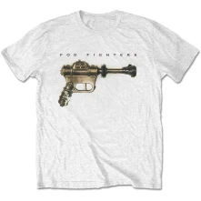Foo Fighters, Tričko Ray Gun, Unisex, Biela