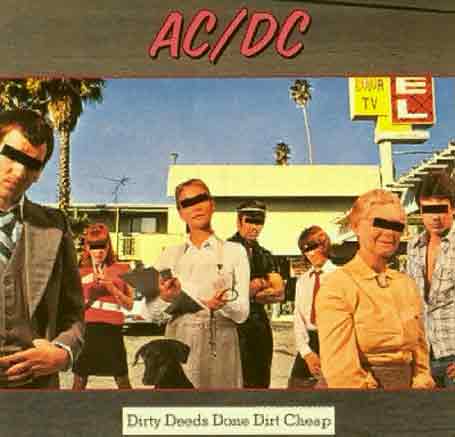 Vinyl AC/DC - Dirty Deeds Done Dirt Cheap