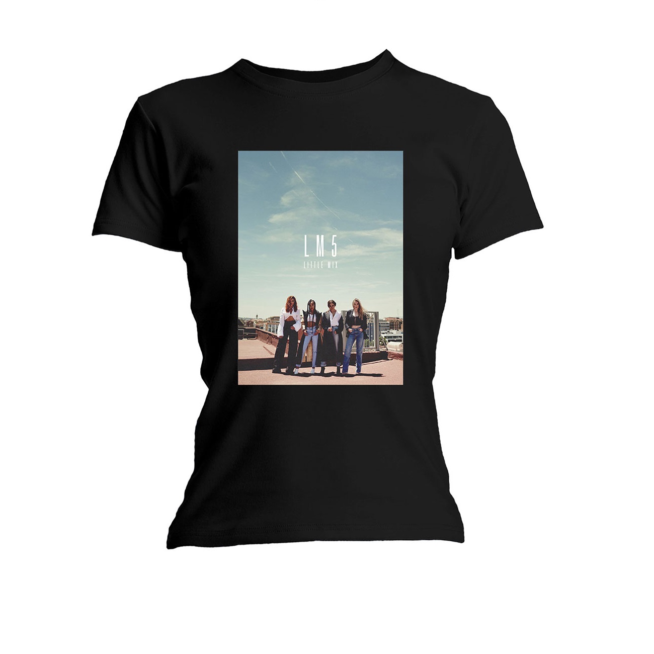 Tričko Little Mix - Tee LM5 album, Žena,Čierna,L