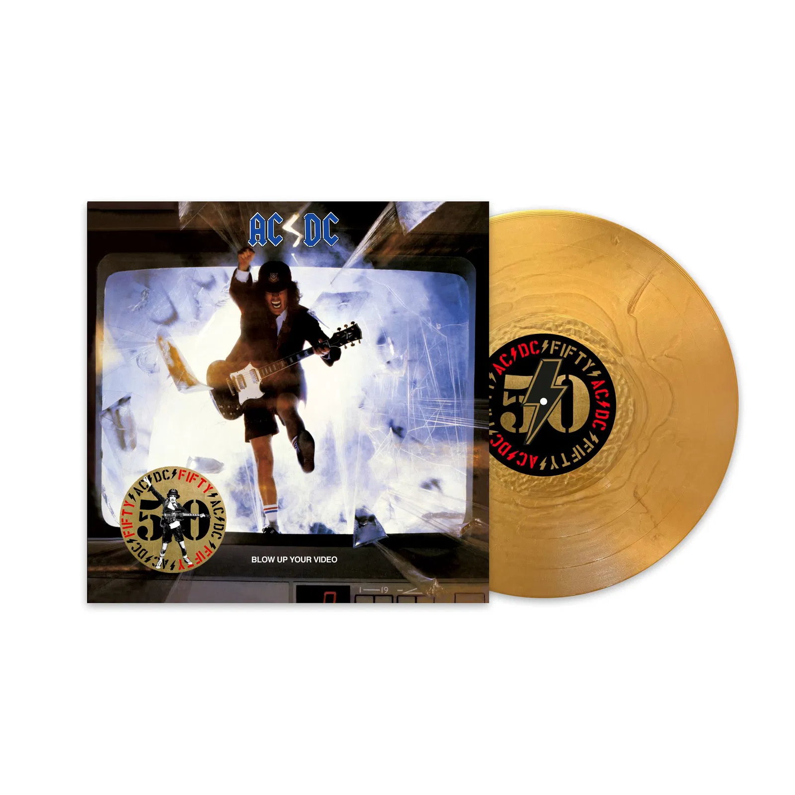Vinyl AC/DC - Blow Up Your Video (50th Anniversary Gold Vinyl Edition)