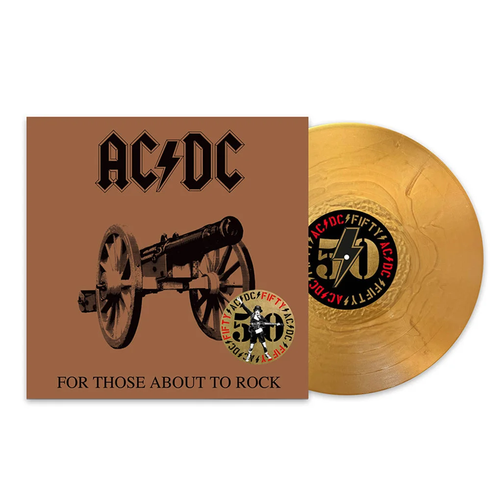 Vinyl AC/DC - For Those About To Rock (we Salute You) (50th Anniversary Edition) (Metallic Gold Vinyl)