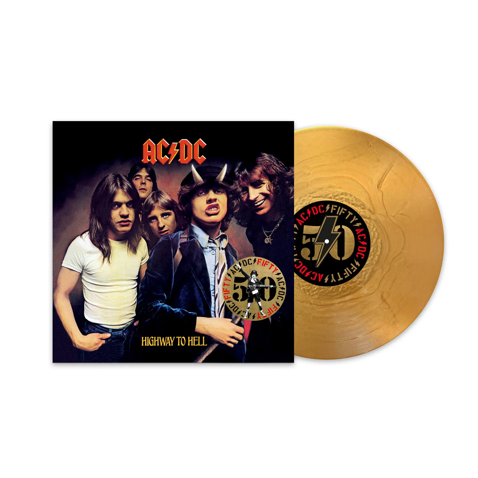 Vinyl AC/DC - Highway To Hell (50th Anniversary Edition) (Metallic Gold Vinyl)