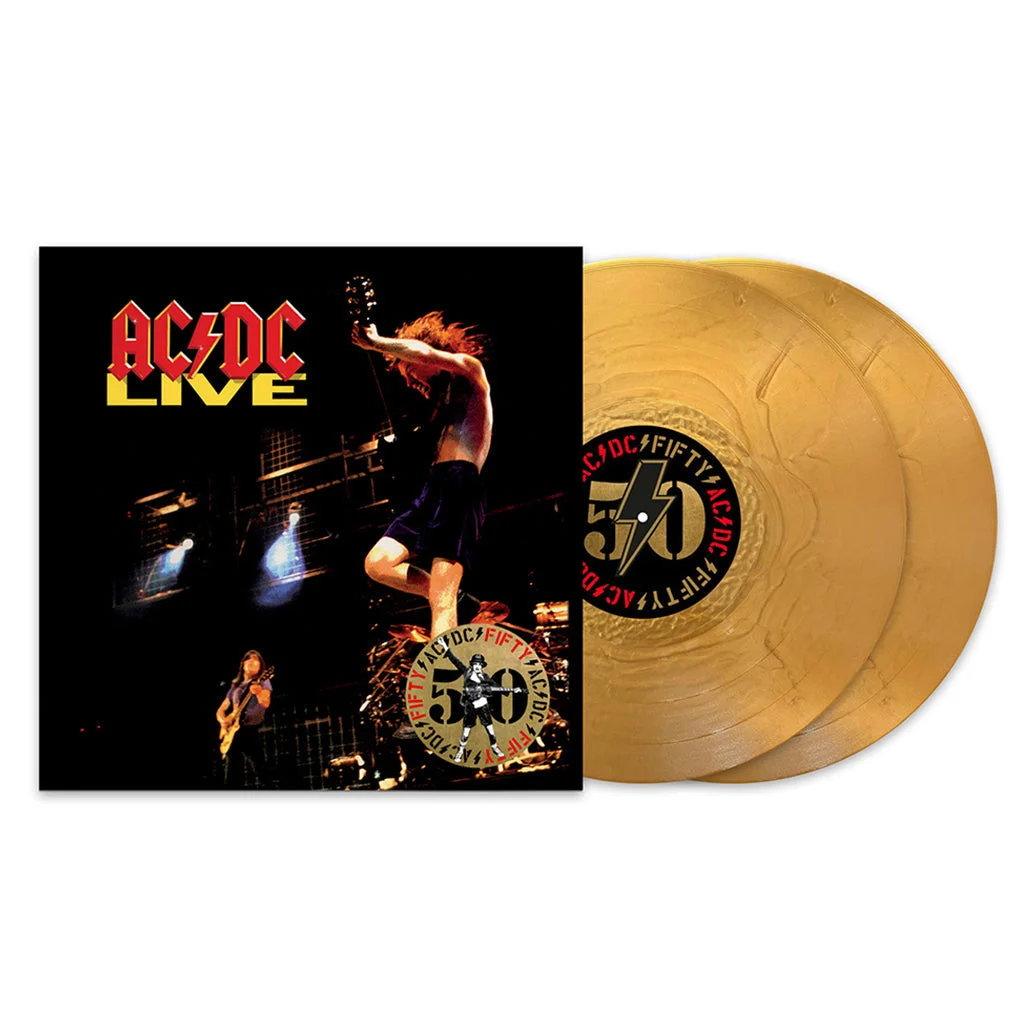 Vinyl AC/DC - Live (50th Anniversary Edition) (Metallic Gold Vinyl)