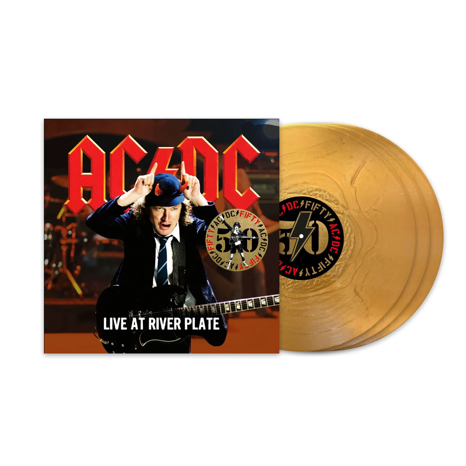 Vinyl AC/DC - Live At River Plate (50th Anniversary Gold Vinyl Edition)