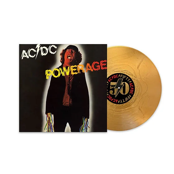 Vinyl AC/DC - Powerage (50th Anniversary Edition) (Metallic Gold Vinyl)