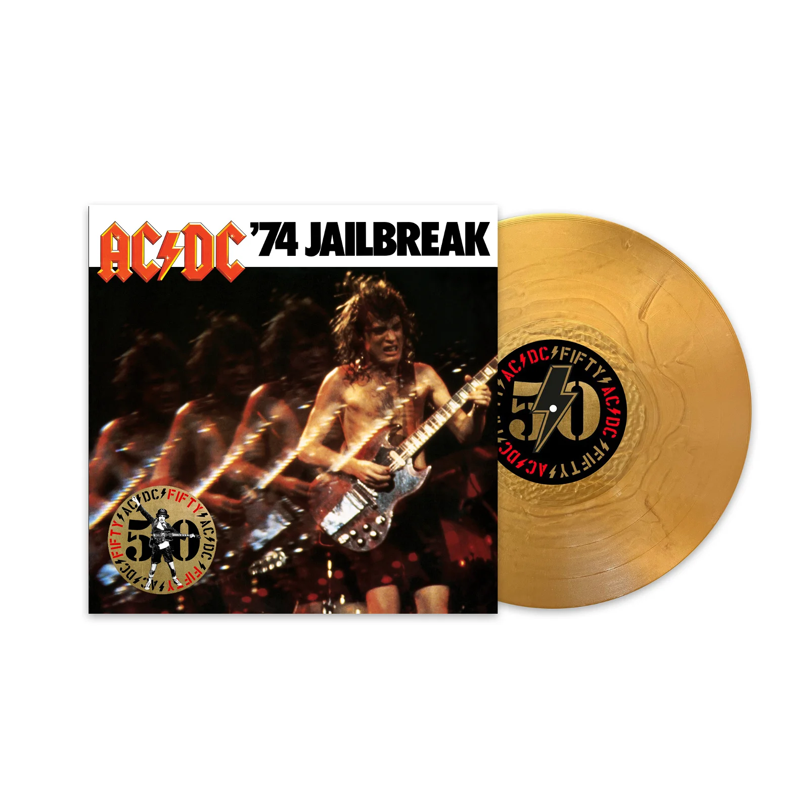 Vinyl AC/DC - '74 Jailbreak (50th Anniversary Gold Vinyl Edition)