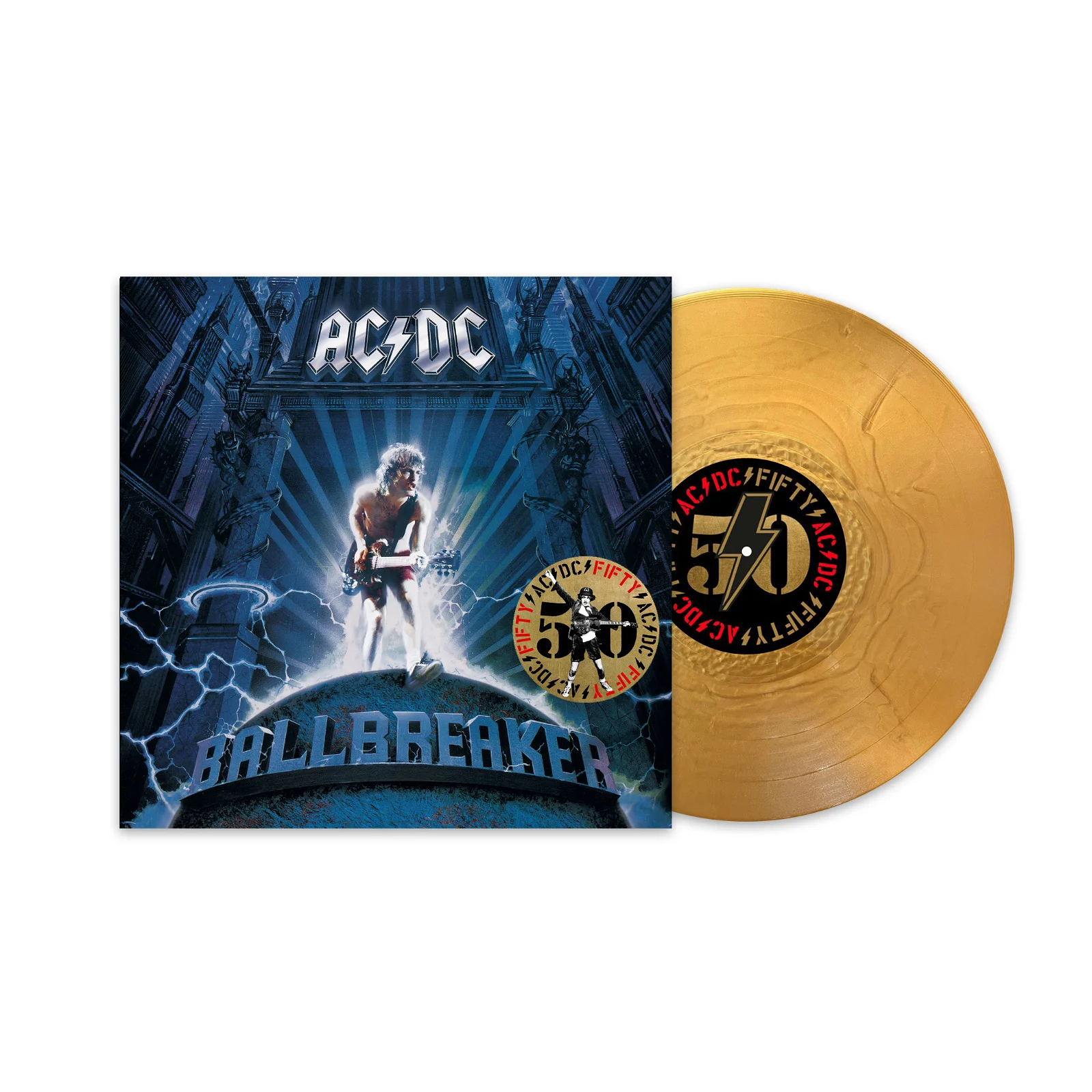 Vinyl AC/DC - Ballbreaker (50th Anniversary Gold Vinyl Edition)