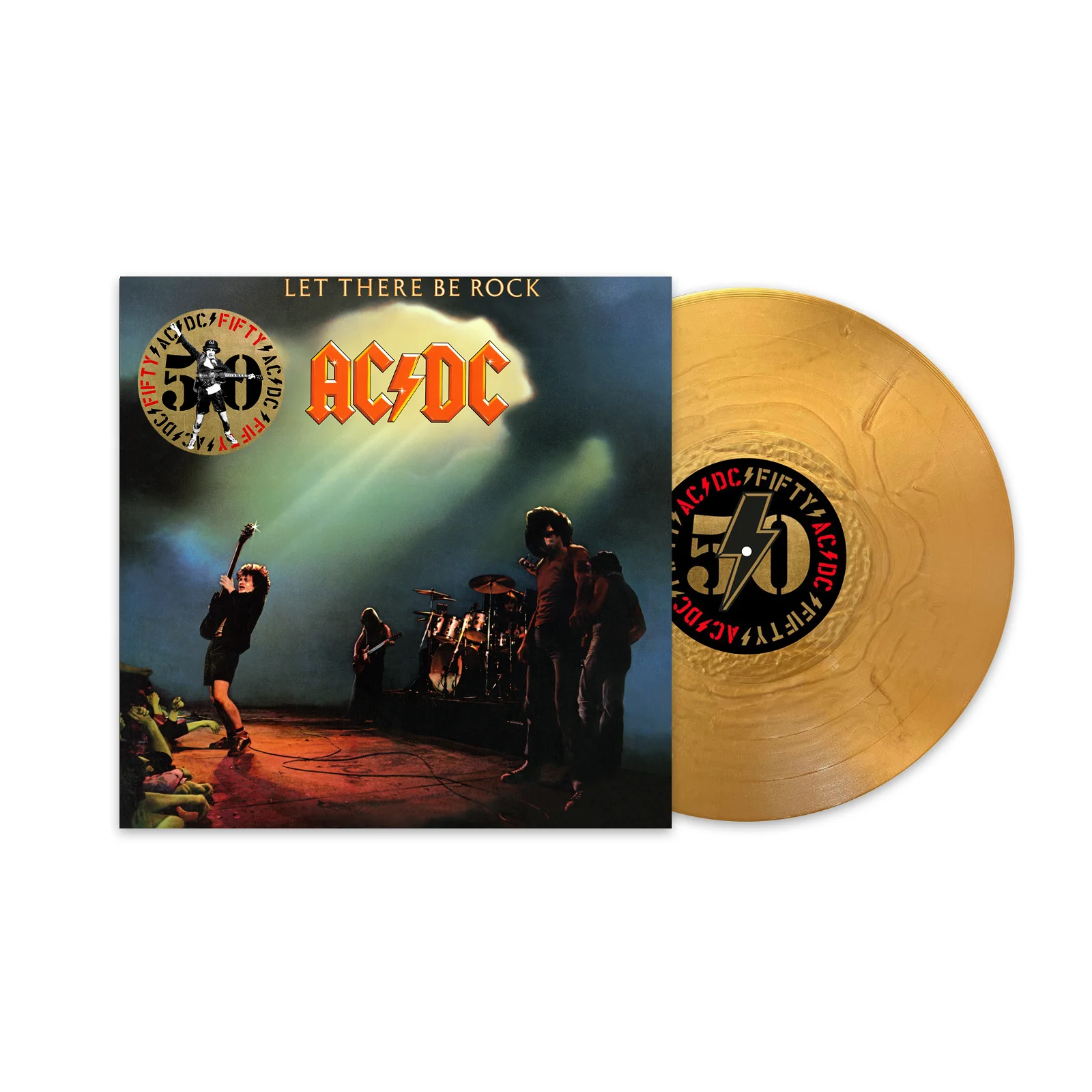 Vinyl AC/DC - Let There Be Rock (50th Anniversary Gold Vinyl Edition)