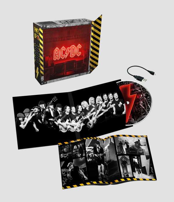 CD AC/DC - POWER UP lightbox CD+USB+Book