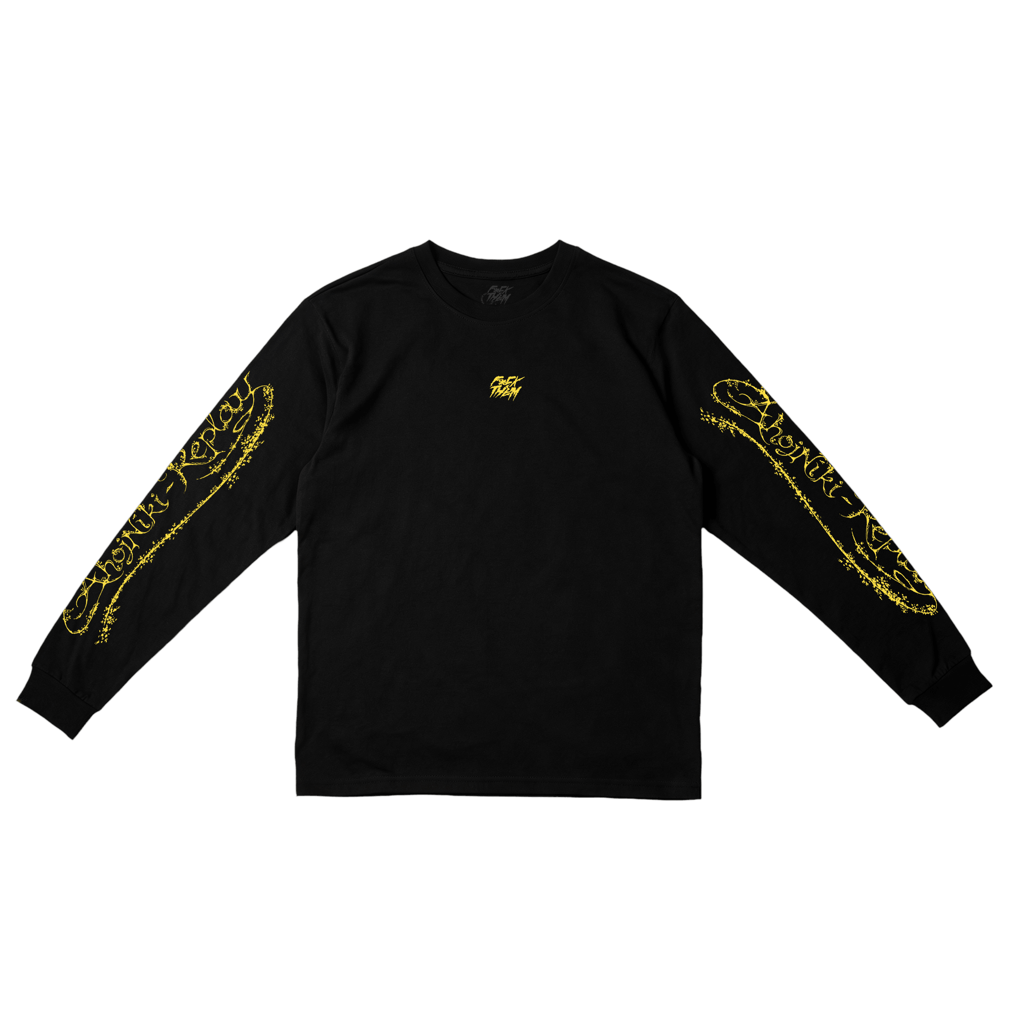 Tričko s dlhým rukávom ahojniki - Replay Longsleeve, Unisex,Čierna,S