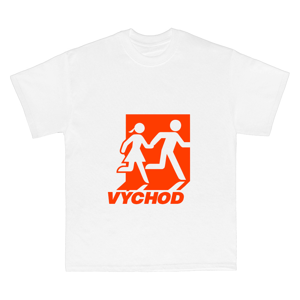 Tričko Alan Murin - Východ - heavy oversized tee, unisex,Biela,L