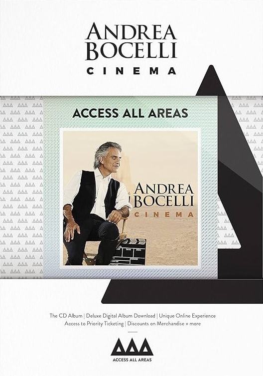 CD Andrea Bocelli - Cinema (Limited Access All Areas Edition)