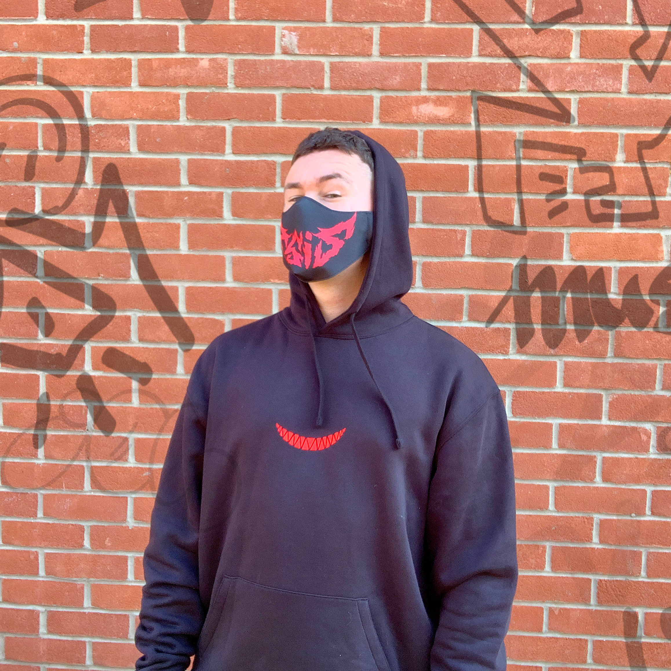 Mikina Asis - T-ERROR BLACK HOODIE, Muž,Čierna,S
