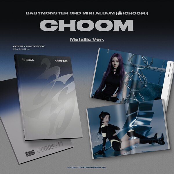 CD Babymonster - Choom - Photobook - Metallic version