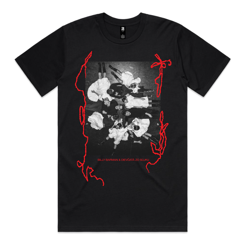 Tričko Billy Barman - BB x SĽUK - Logo, Unisex,Čierna,XL