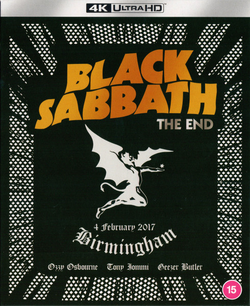 Blu-ray Black Sabbath - The End (4 February 2017 Birmingham) (Ultra HD Blu-ray)