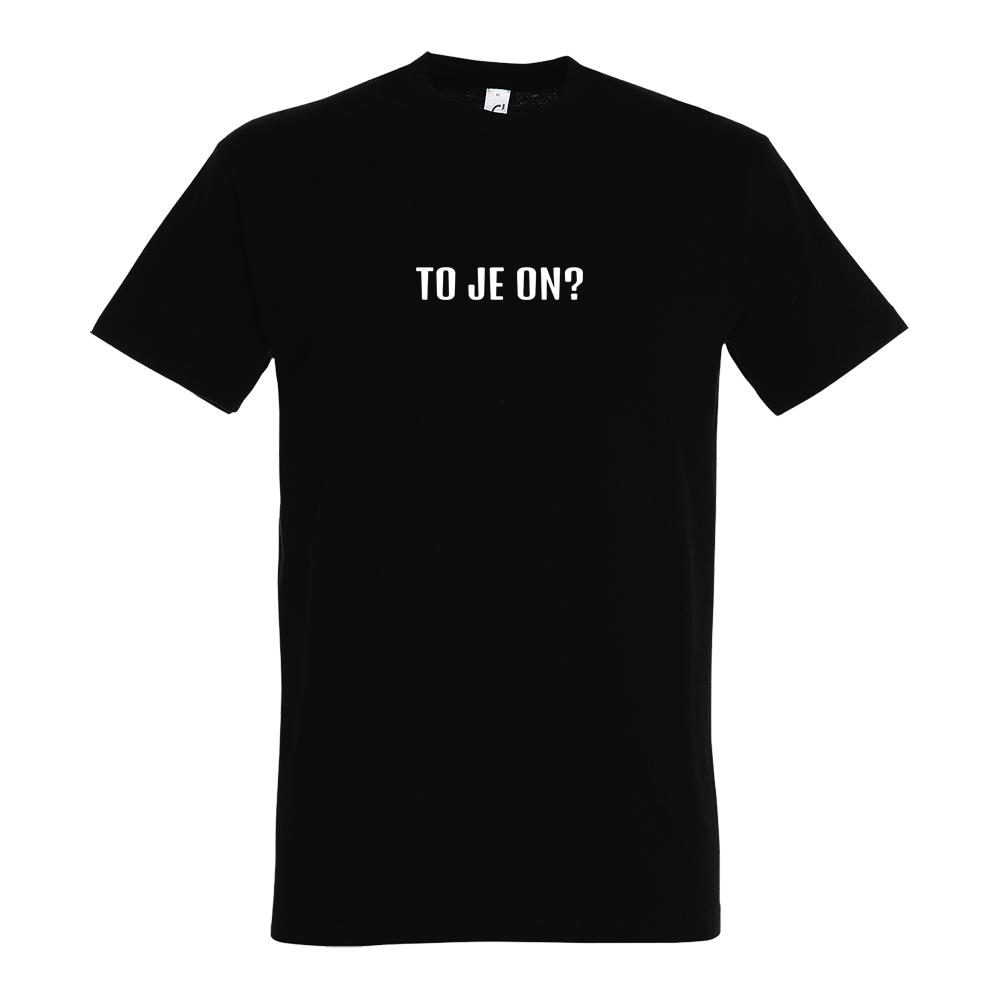 Tričko Braňo Mojsej ml. - To je on ?, Muž,Čierna,4XL