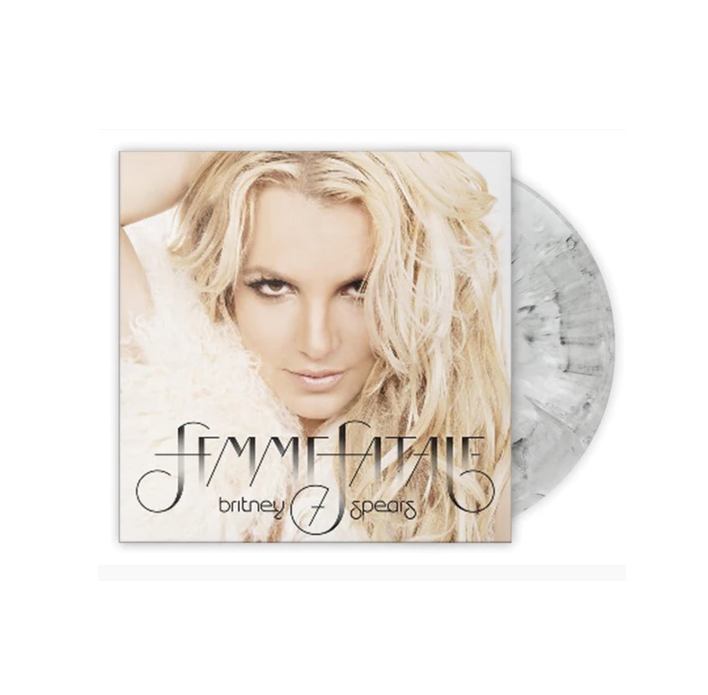 Vinyl Britney Spears - Femme Fatale (Light Grey Marbled Vinyl)