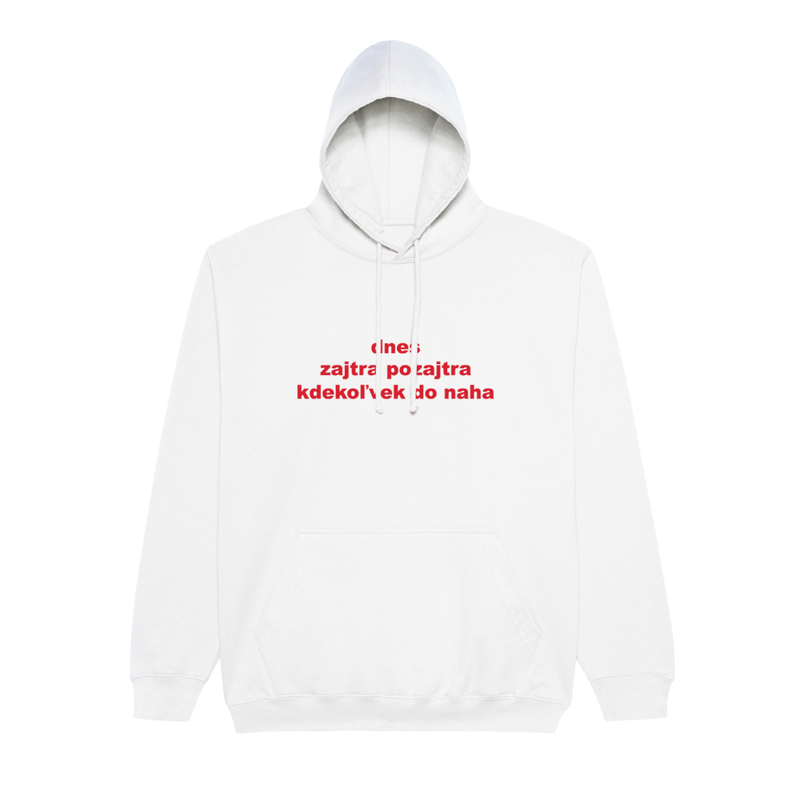Mikina Call Dominika - Všade a stále, unisex,Biela,3XL