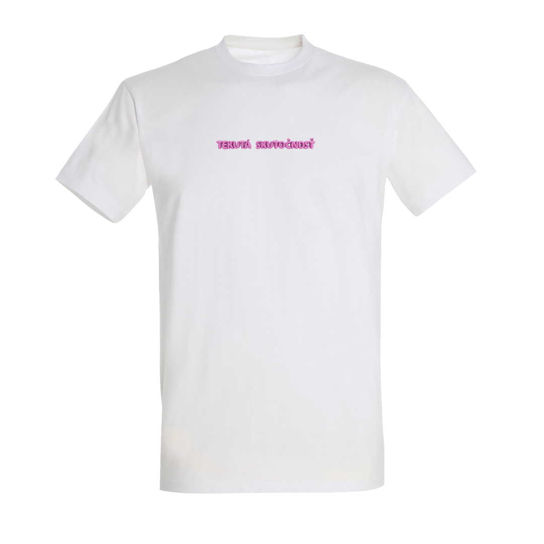 Tričko Call Dominika - Tekutá skutočnosť, Unisex,Biela,3XL