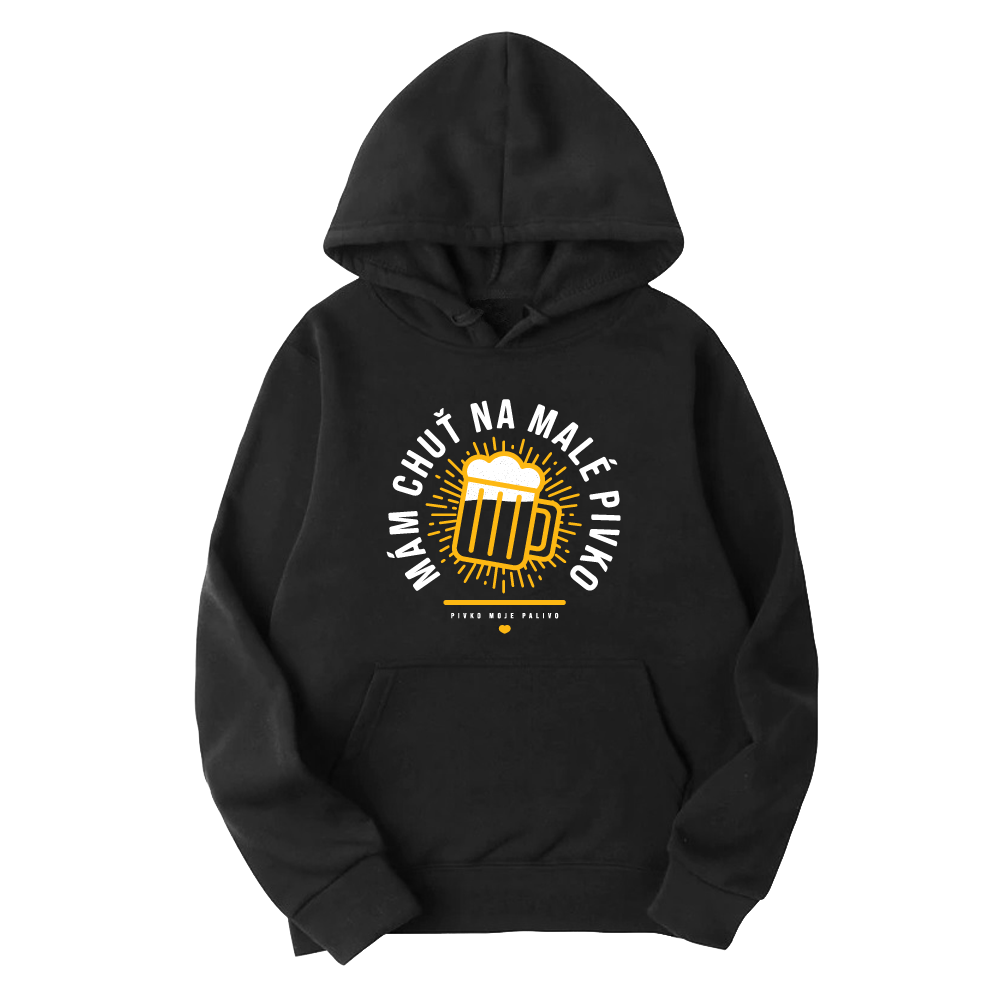 Mikina Cico Band - Mám chuť na malé pivko, Unisex,Black,XXL