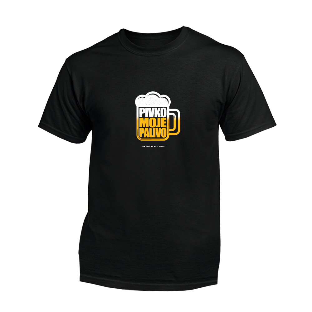 Tričko Cico Band - Pivko je moje palivo, Unisex,Čierna,3XL