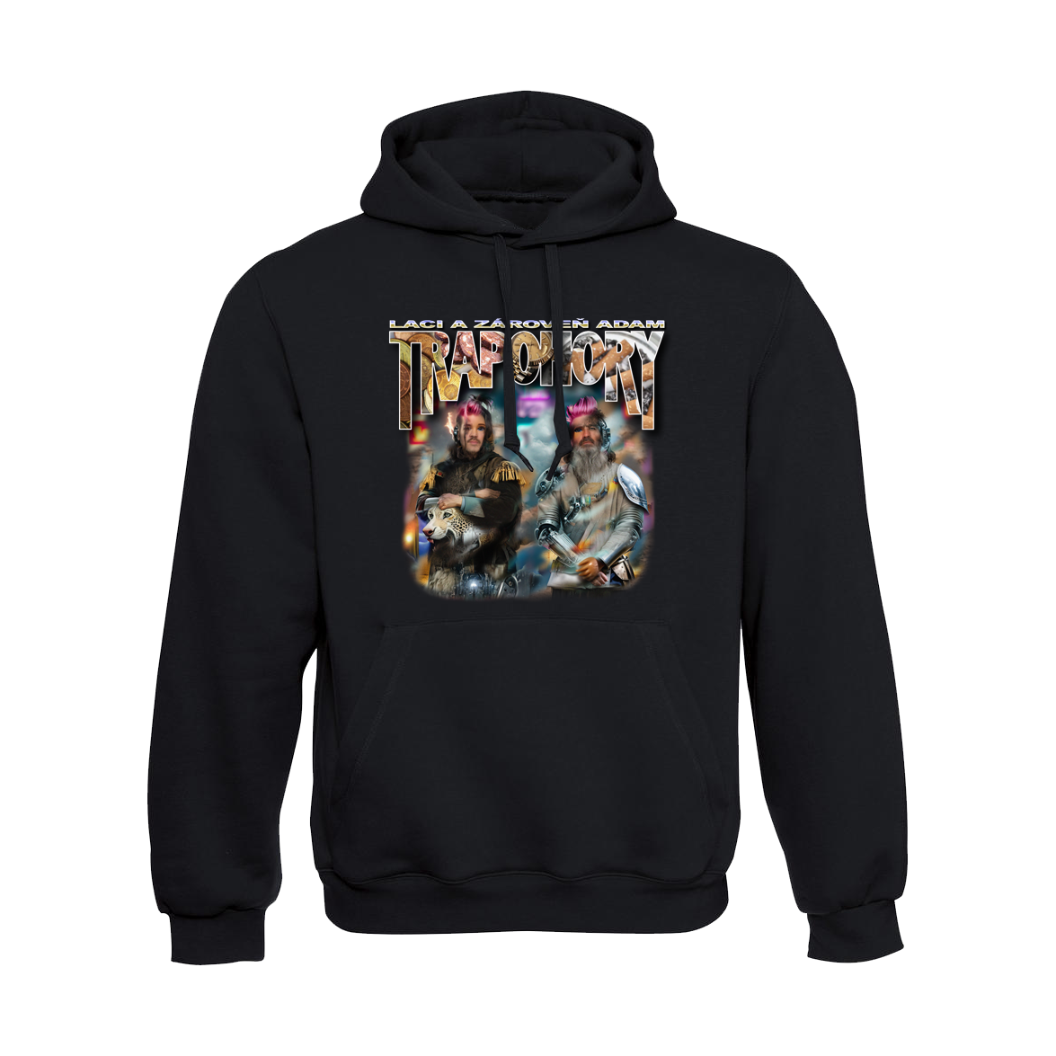 Mikina Dame - Laci a zároveň Adam - Trapohory Premium, Unisex,Čierna,S