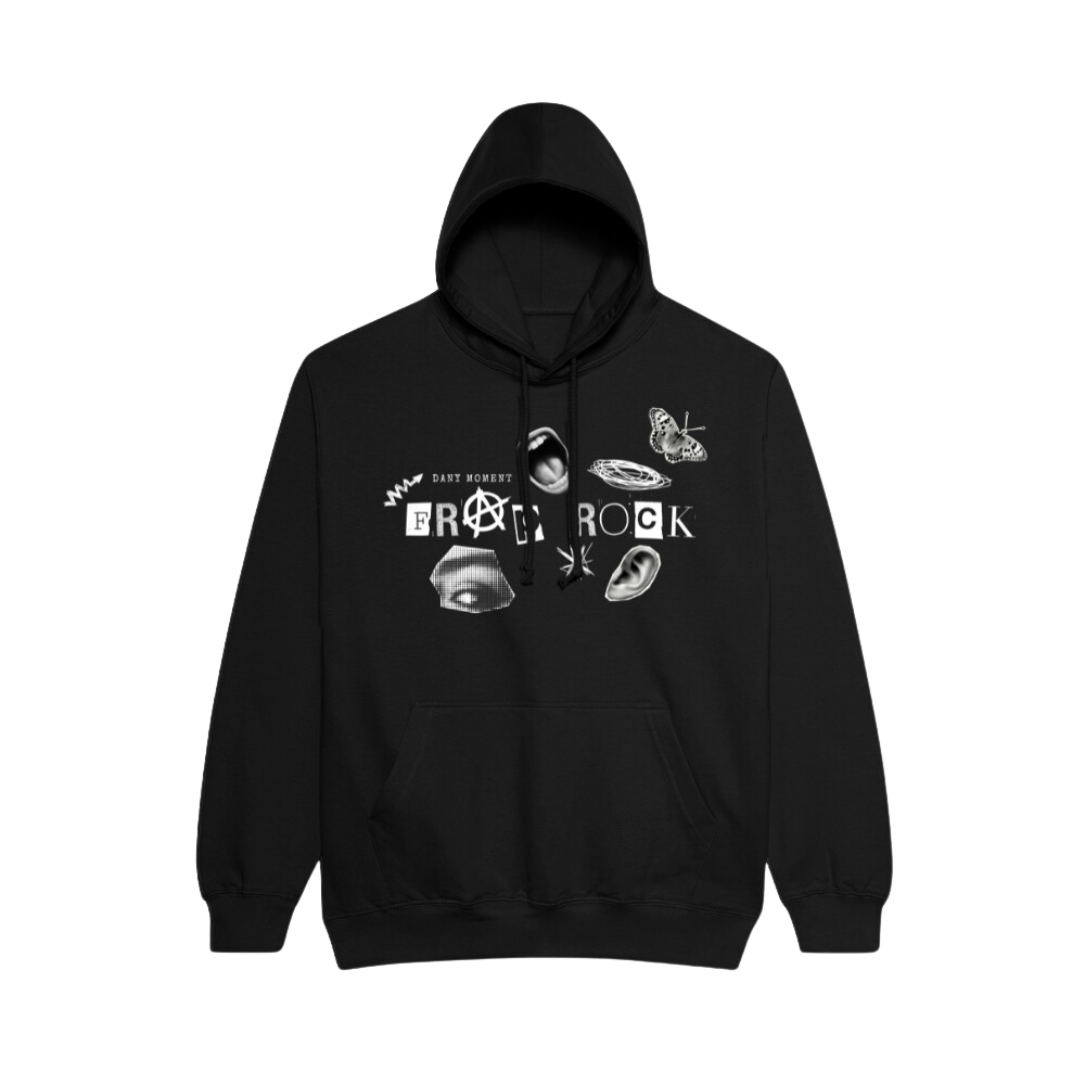 Mikina Dany Moment - Frap Rock, Muž,Black,4XL