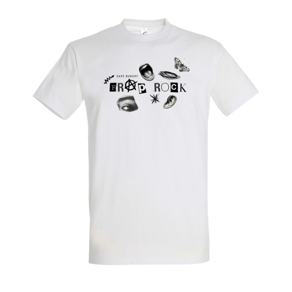 Tričko Dany Moment - Frap Rock, Muž,Biela,3XL
