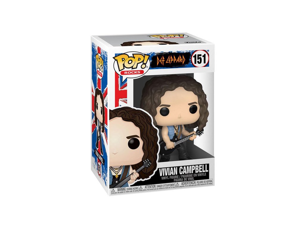 Figúrka Def Leppard - Def Leppard POP! Rocks Vinyl Figure Vivian Campbell