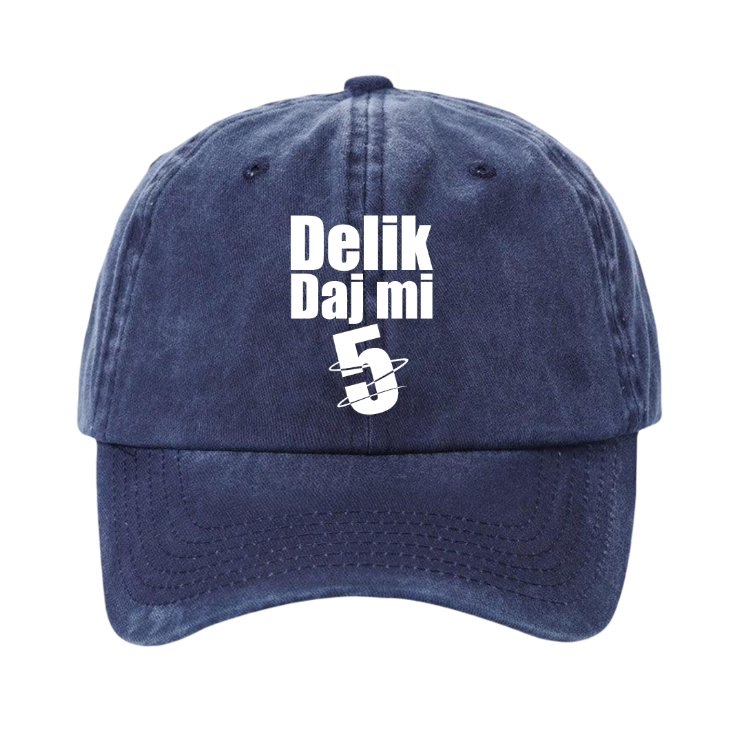 Šiltovka Delik - Daj Mi 5, Unisex,Navy,Univerzálna