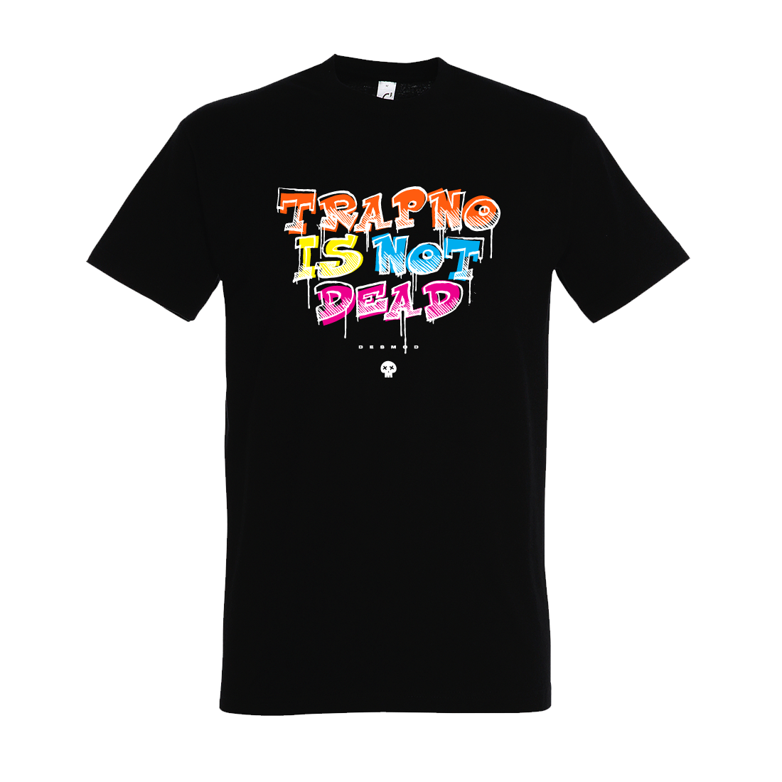 Tričko Desmod - Trapno Is Not Dead, Unisex,Čierna,3XL
