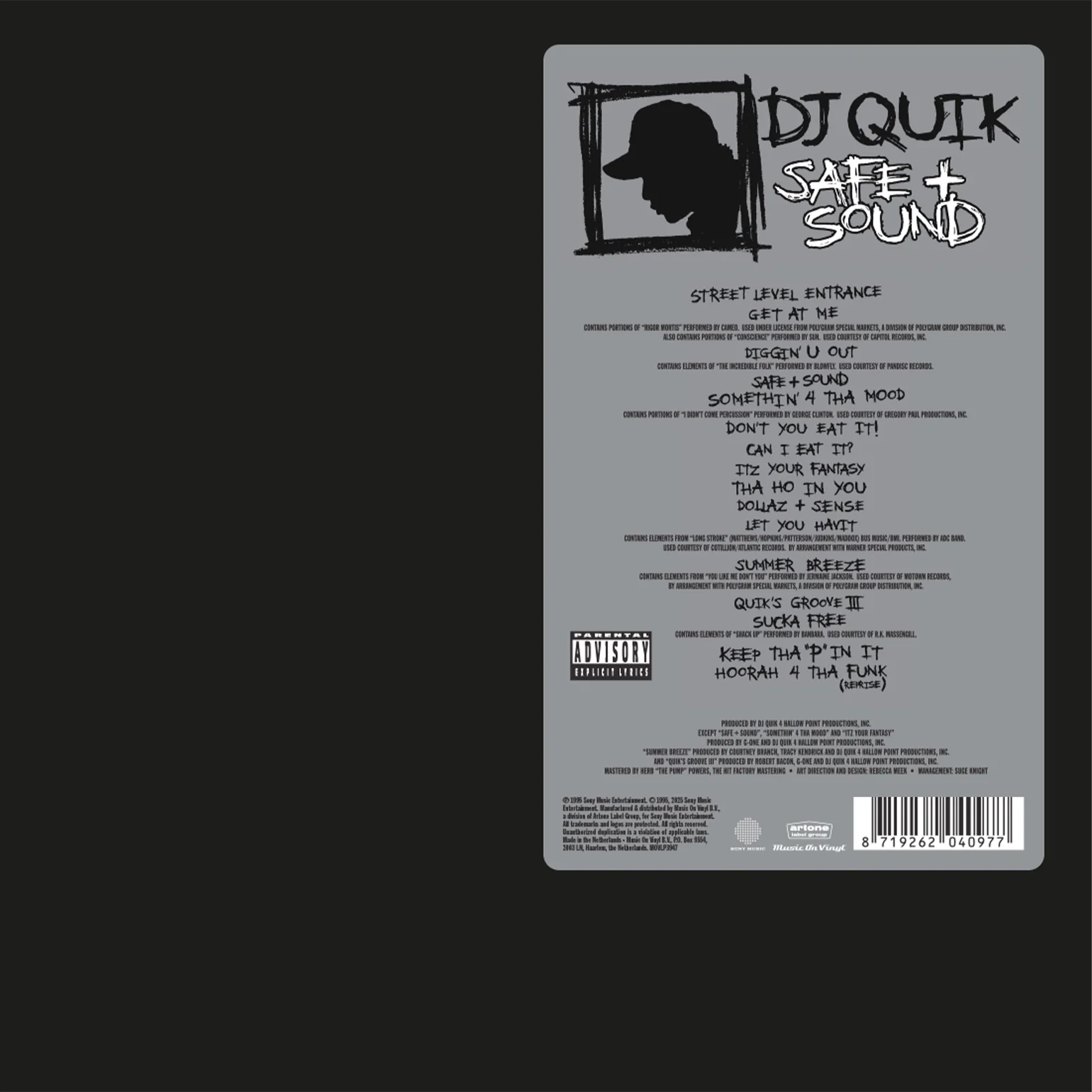 Vinyl DJ Quik - Safe + Sound (30th Anniversary Edition) (Red Vinyl)