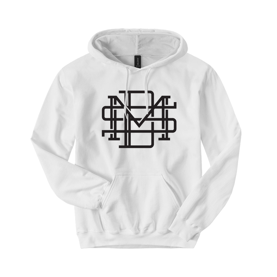 Mikina DMS - DMS Logo, Unisex,Biela,XXL