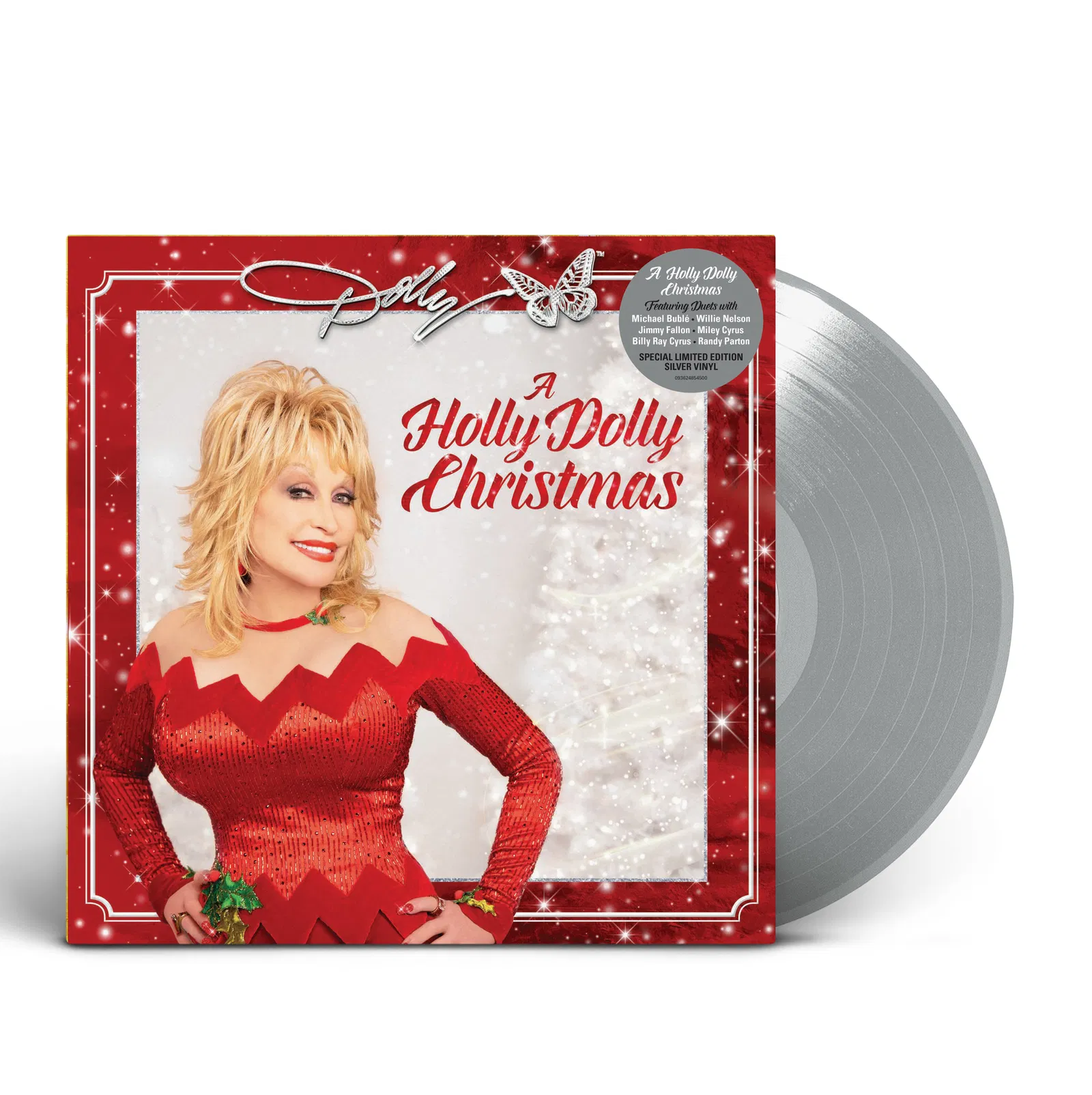 Vinyl Dolly Parton - A Holly Dolly Christmas (Silver Vinyl)