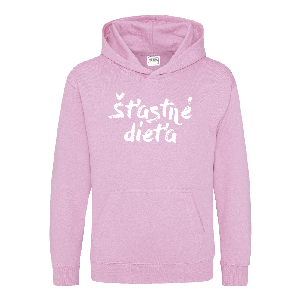 Mikina Dúhalka - Šťastné dieťa detská, Dieťa,Baby Pink,12 – 14 rokov