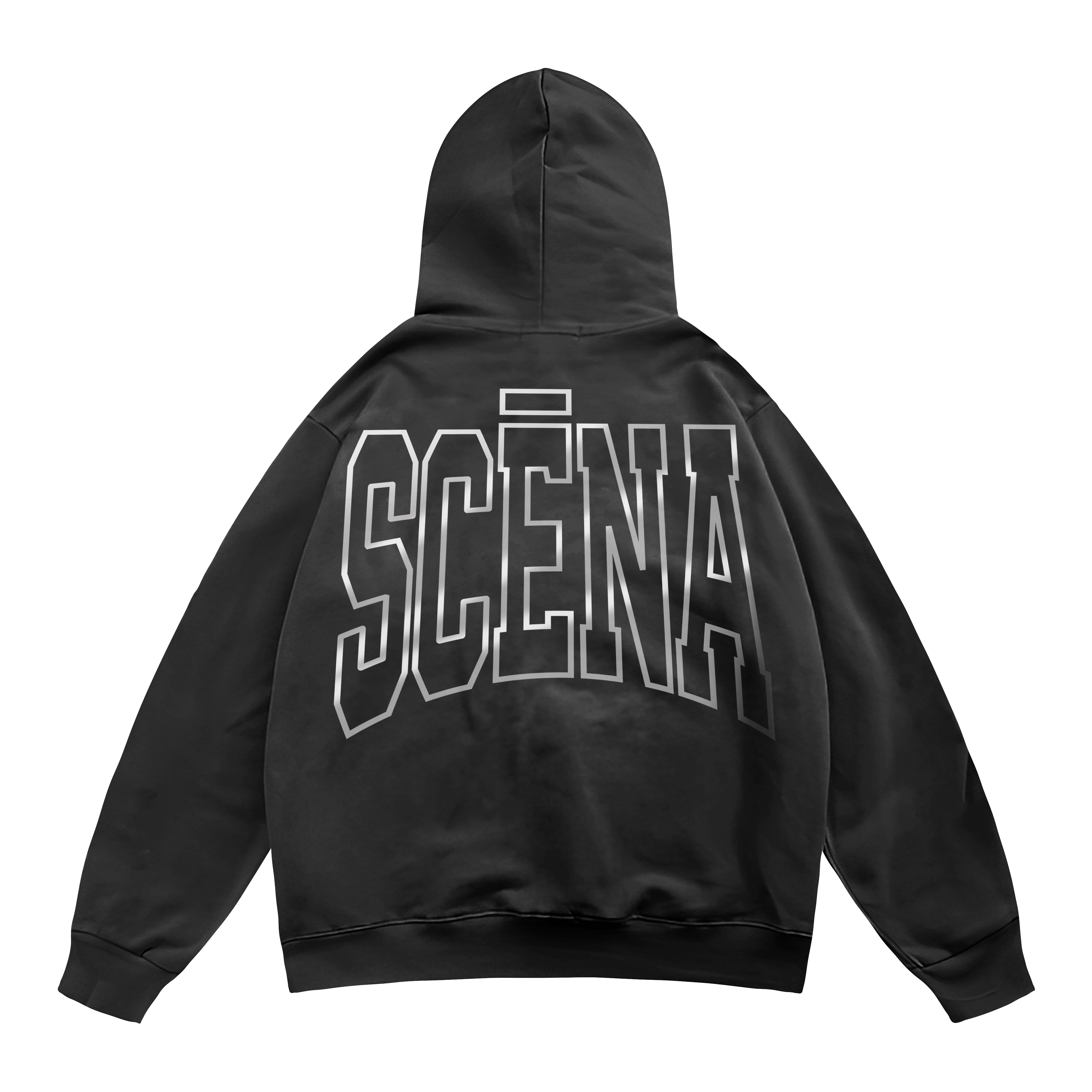 Mikina Ego - Scéna, Unisex,Čierna,XXL