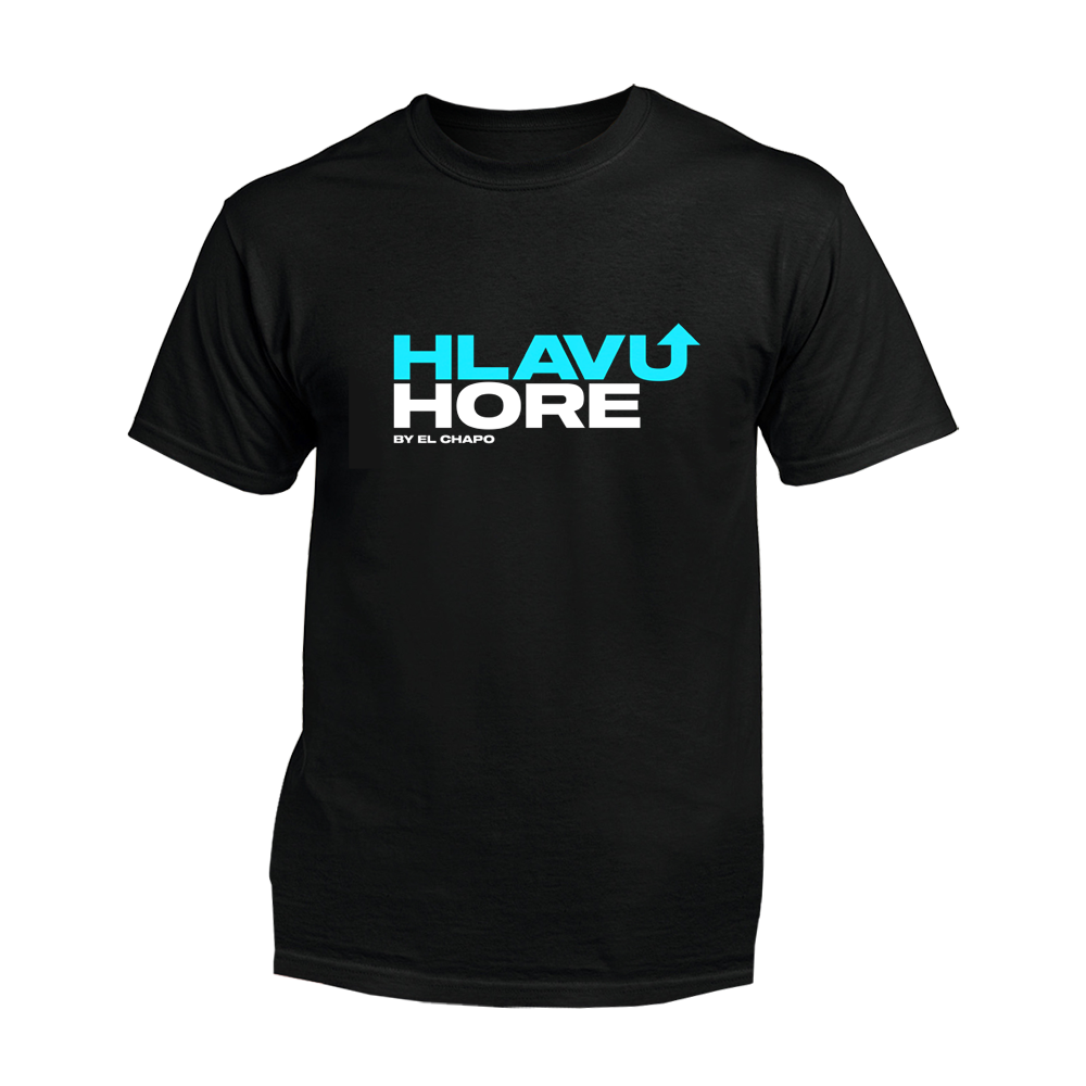Tričko El Chapo - Hlavu Hore, Muž,Čierna,3XL