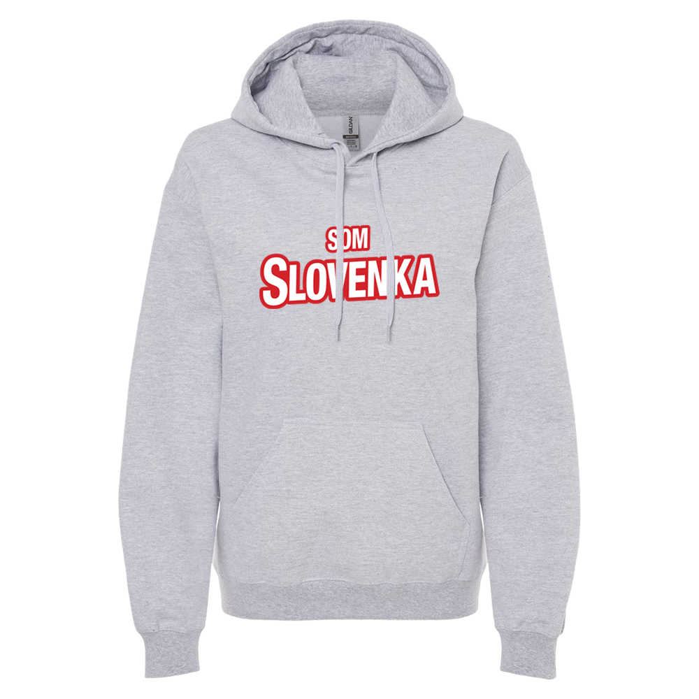 Mikina Emily - Som slovenka, Unisex,Šedá,3XL