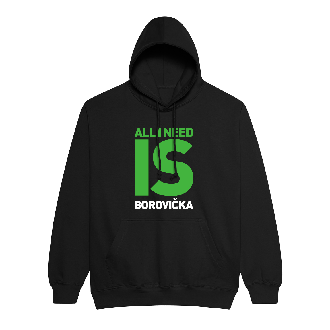 Mikina Emily - #CitimVonuLesa, unisex,Black,3XL
