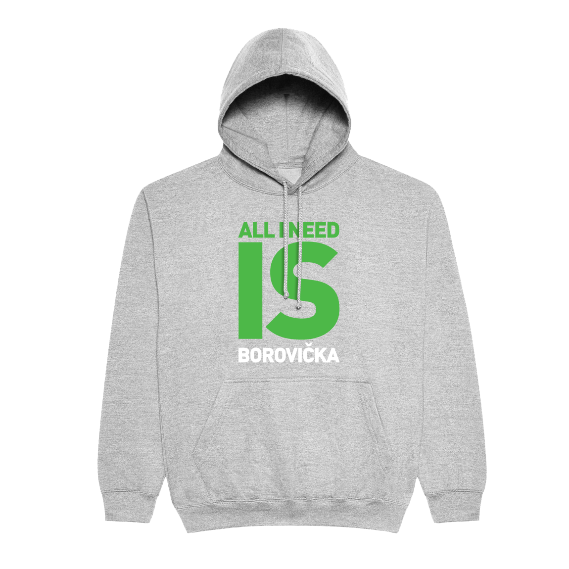 Mikina Emily - #CitimVonuLesa, unisex,Šedá,3XL