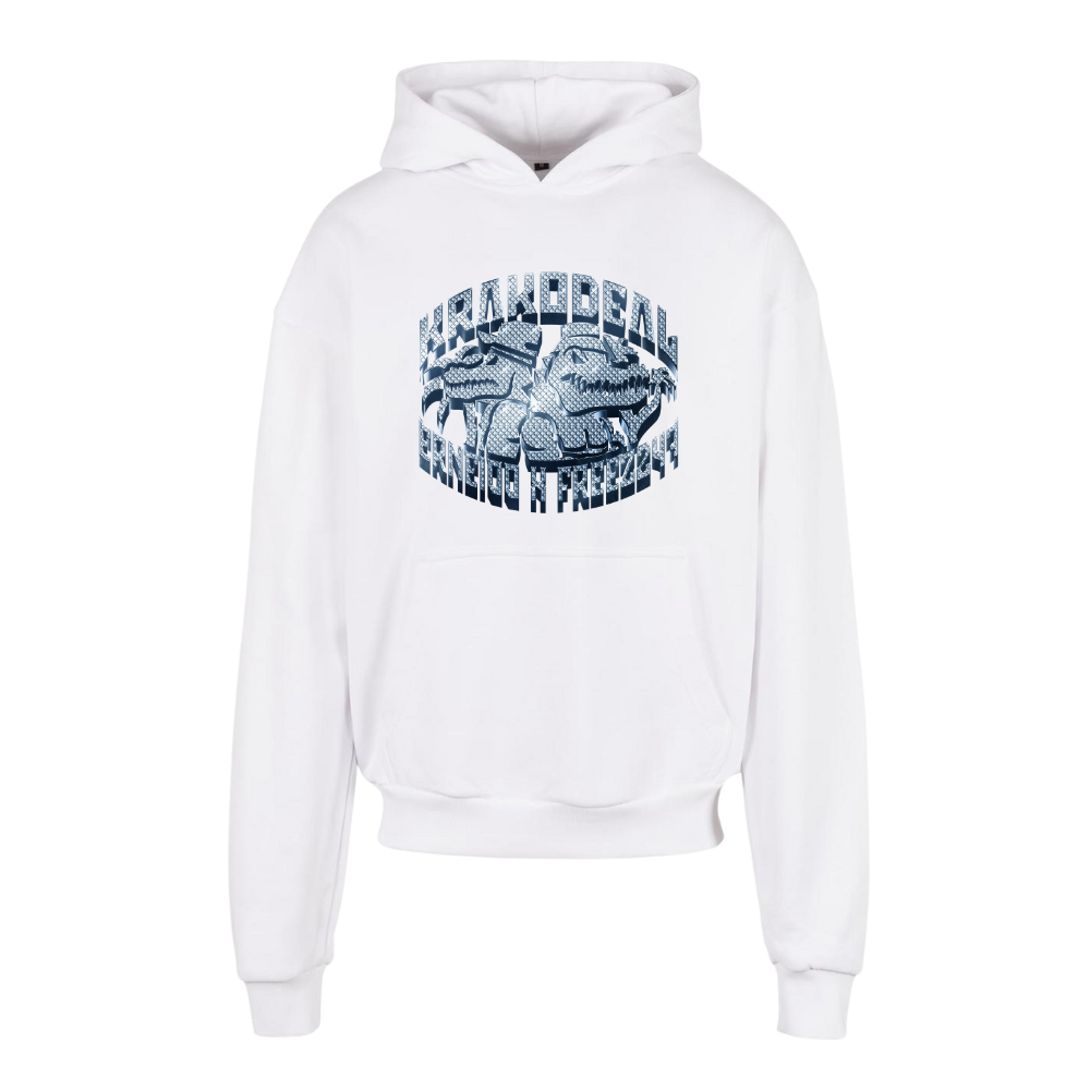 Mikina Erne100 x Freez247 - Krakodeal premium, Unisex,Biela,XXL