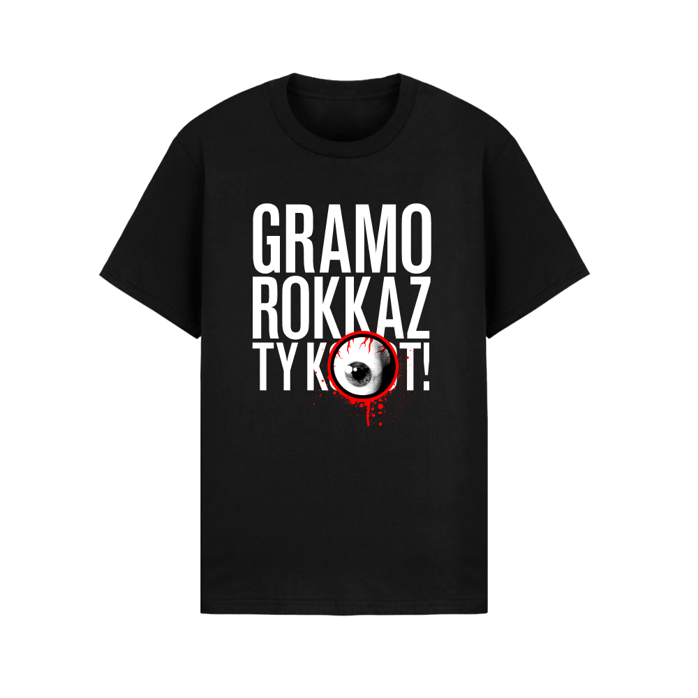 Tričko Gramo Rokkaz - GR Ty KKT!, Muž,Čierna,3XL
